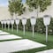 Nature Spring Set of 8 Solar Path Lights, 16" Tall Stainless Steel Outdoor Stake Lighting for Garden, Gunmetal 239196ATZ - alternate 2